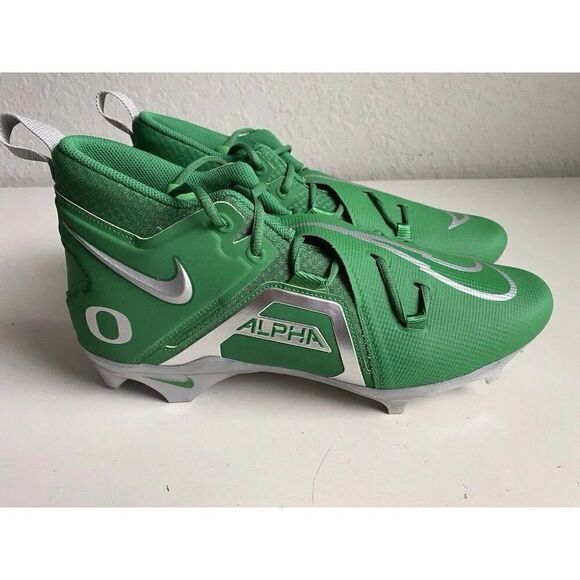 Nike Oregon Ducks Alpha‎ Menace Pro 3 Team Issued Football Cleats Men’s Sz 14.5 main image 9